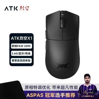 ATK Blazing Sky X1/X1V2 Mouse Gamer Wireless 8K Low Latency Lightweight FPS Liekong E-sports Gaming Mouse Custom Pc Accessories