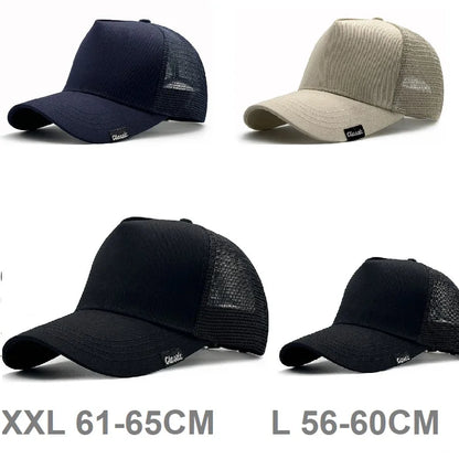 BIG Head Oversize 56-60CM/61-65CM Baseball-Cap für Damen und Herren – Casual, Angeln, Outdoor, Sonnenschutz