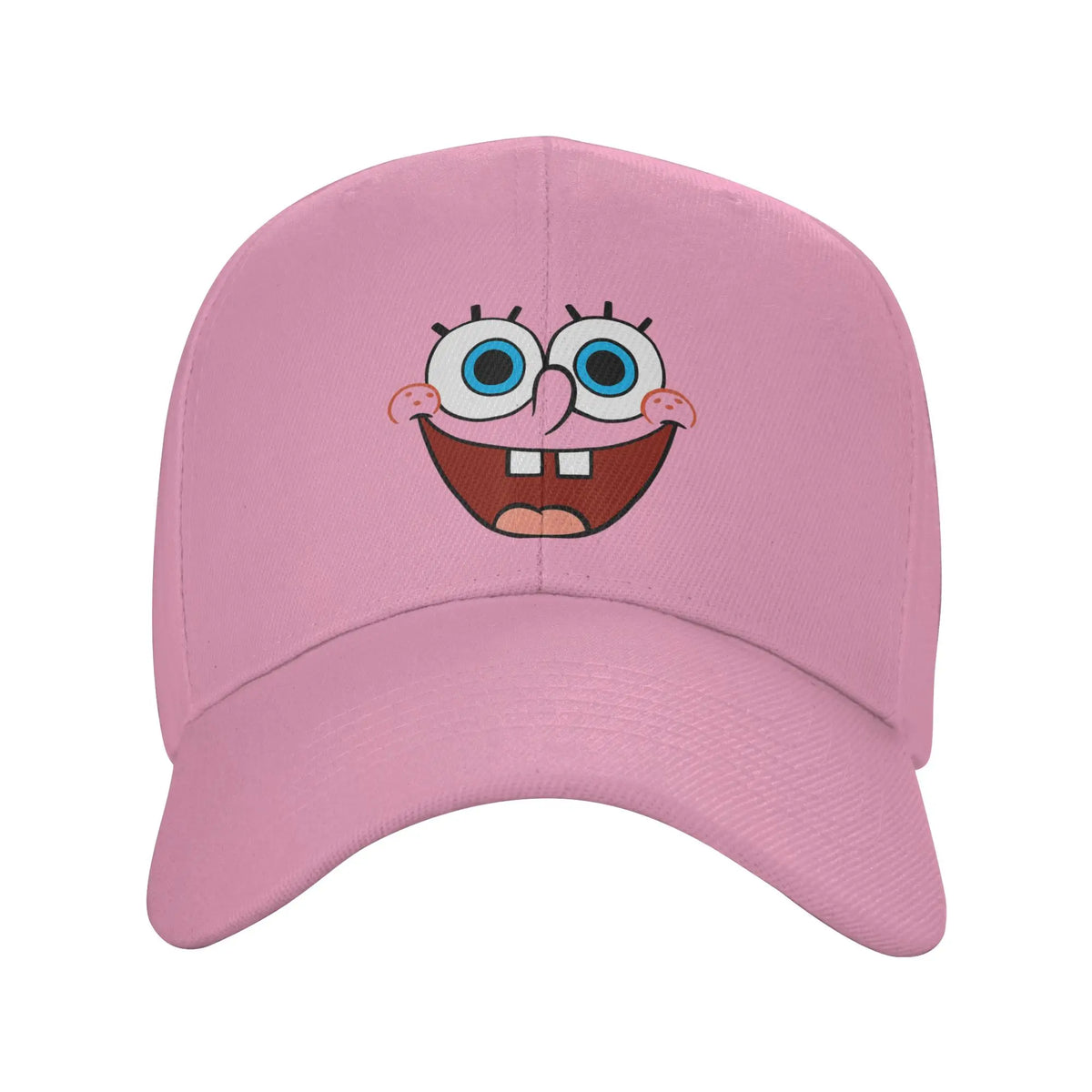 Spongebobs Large Smiling Face Sun Baseball Cap  Spring y2k Retro Trucker Hat For Couple Women Tennis Skate Baseball Caps