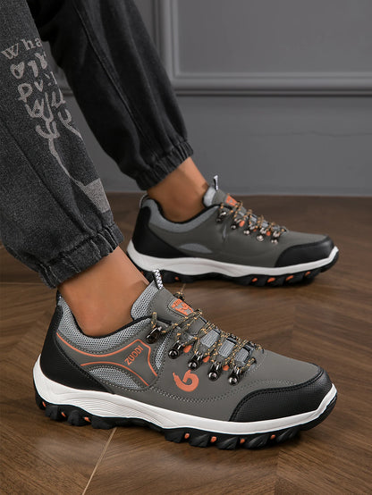 Zapatillas de senderismo para hombre nuevas, transpirables, ultraligeras y antideslizantes, para deportes al aire libre, camping y running
