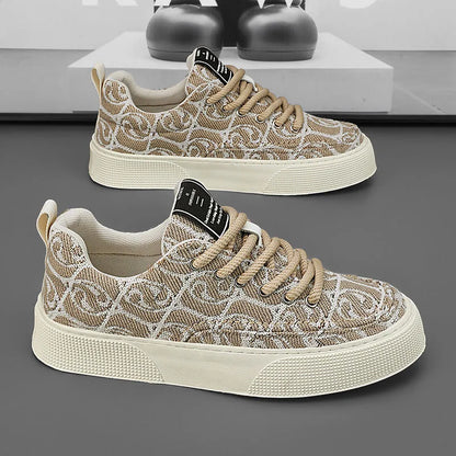 Designer black sneakers for men, running and walking shoes, frenulum-free canvas summer shoes, 2024 trend, men's luxury sneakers