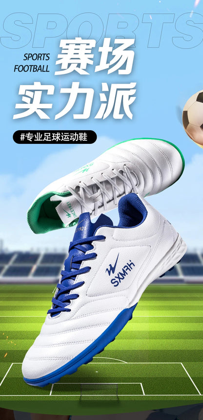 Double Star Men's Genuine TF Turf Soccer Shoes, for Primary School Students, Teenagers, Adults & Kids, Professional Training and Match