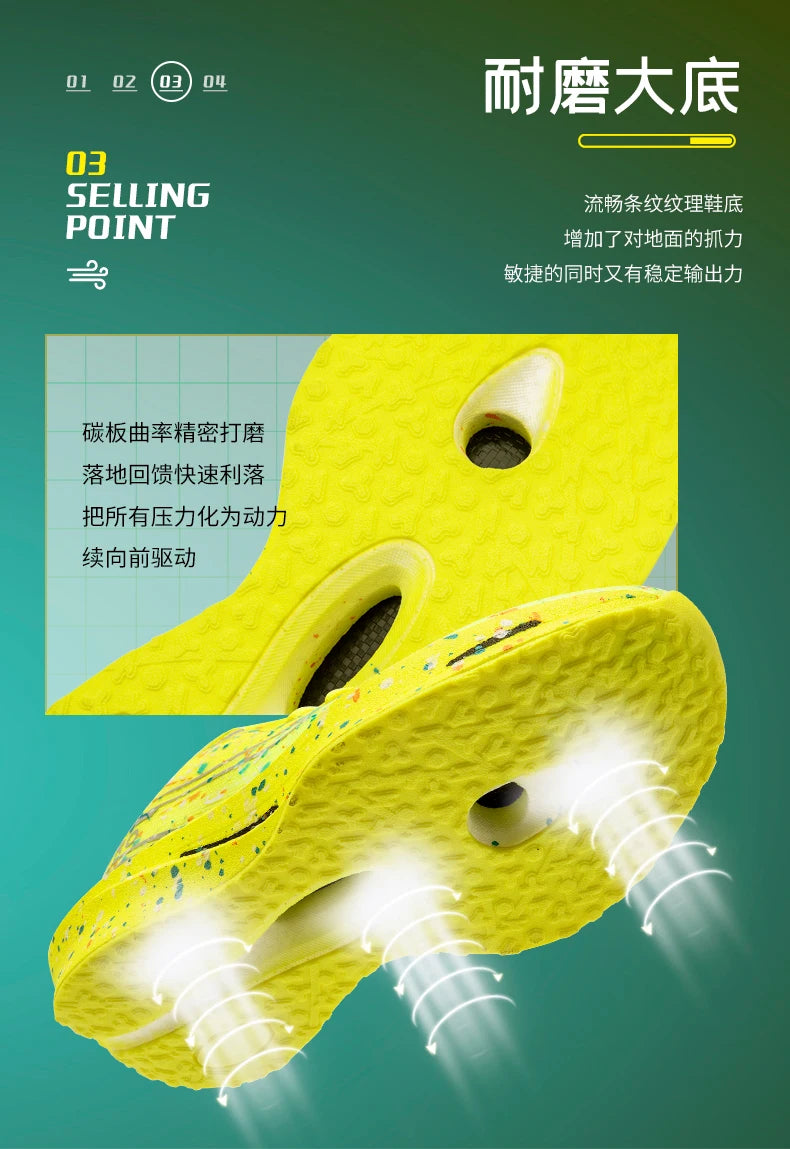 2026 Air Cushion Jogging Shoes Running Shoes Carbon Board Marathon Men Sports Breathable Lightweight Women's Nonskid Sneakers