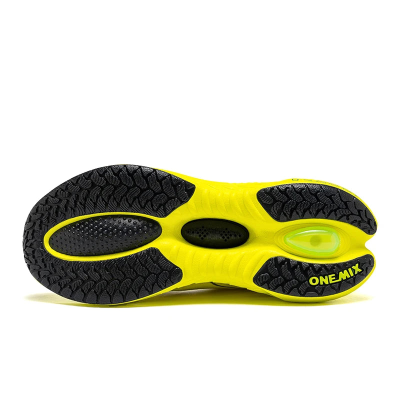 ONEMIX Nuove scarpe da running ammortizzate da uomo, adatte a runner pesanti, stringate, sportive da donna, antiscivolo, outdoor, sneakers atletiche da uomo
