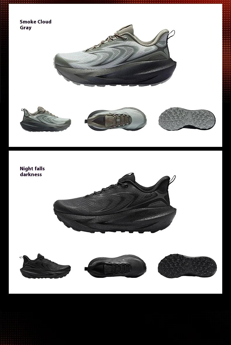 BMAI Outdoor Men's Sports Shoes Breathable Man Sneakers Lightweight Mountain Running Shoes for Men Cushion Trail Jogging Sneaker