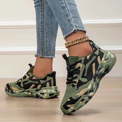 Camouflage Shoes Four Seasons New Mesh Breathable Sports Shoes Youth Casual Outdoor Shoes