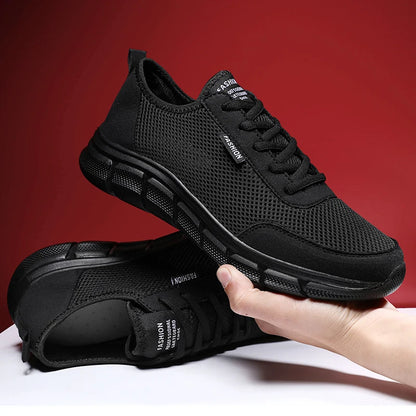 Men's Summer Sneakers Casual Running Shoes Breathable Walking Mesh Lightweight Sports Shoes Comfortable Fashion Shoes Zapatillas