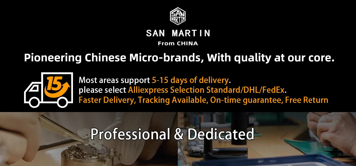San Martin Pilot Watch 38mm NH35 Retro Military Automatic Mechanical Wristwatch Bead Blasted Case Waterproof 100m SN0137