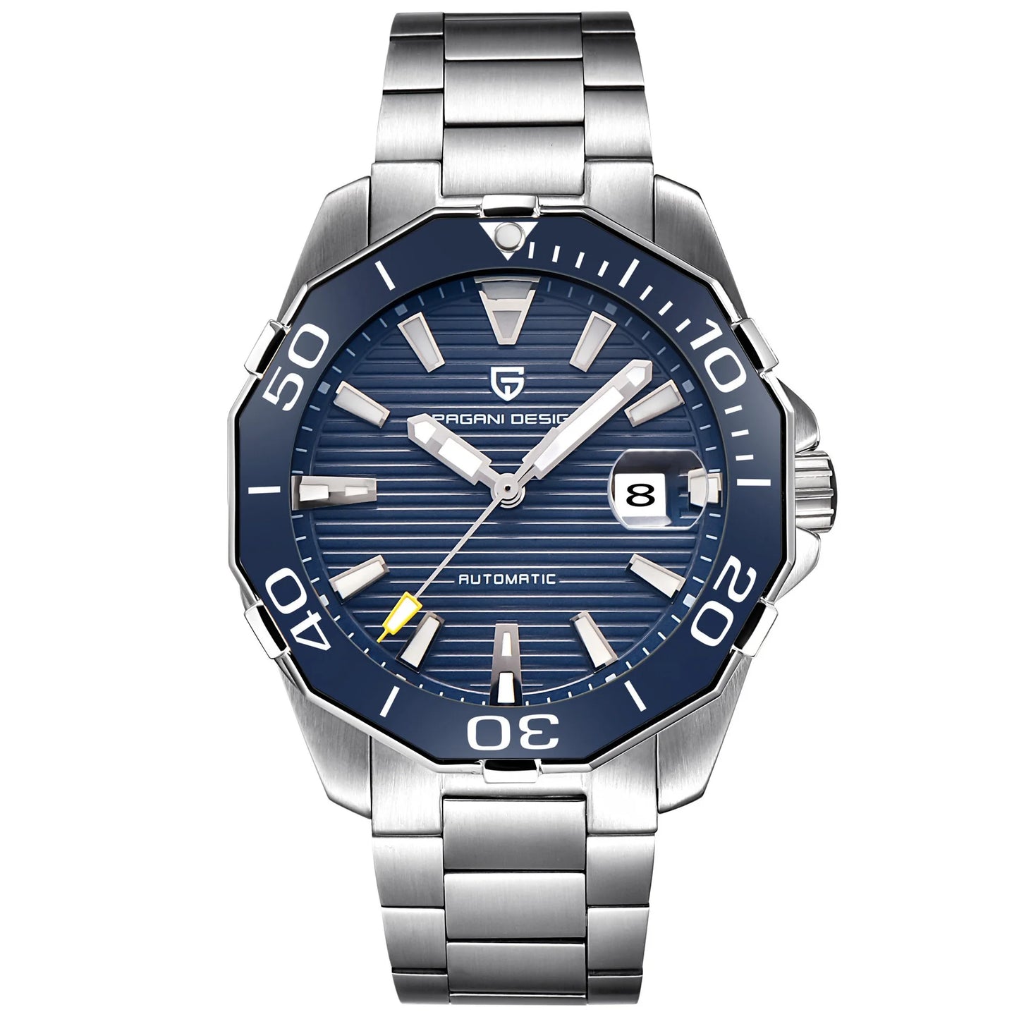 2025 New Brand PAGANI DESIGN 1617 Men's Military Sport Mechanical Watches Waterproof Stainless Steel Top Brand Luxury Men Watch