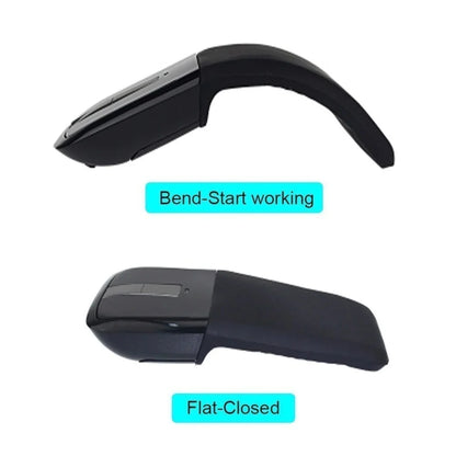 Bluetooth Wireless Arc Touch Mouse For Microsoft PC Laptop 1200DPI Optical Folding Mouse Slim Notebook Gaming Computer Mice