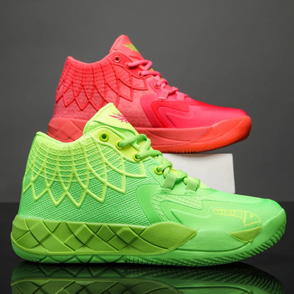 Youth Basketball Shoes for Actual Combat, Outdoor Comfortable Cushioning, Wear-Resistant, Fashionable, Breathable, High Quality