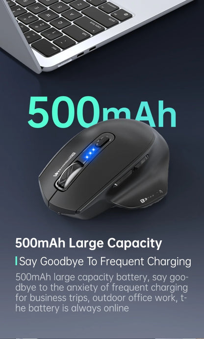 Mouse USB cablato con retroilluminazione RGB, silenzioso, ergonomico e DPI regolabile per desktop, laptop, PC, ufficio, gaming, casa e uso quotidiano al lavoro