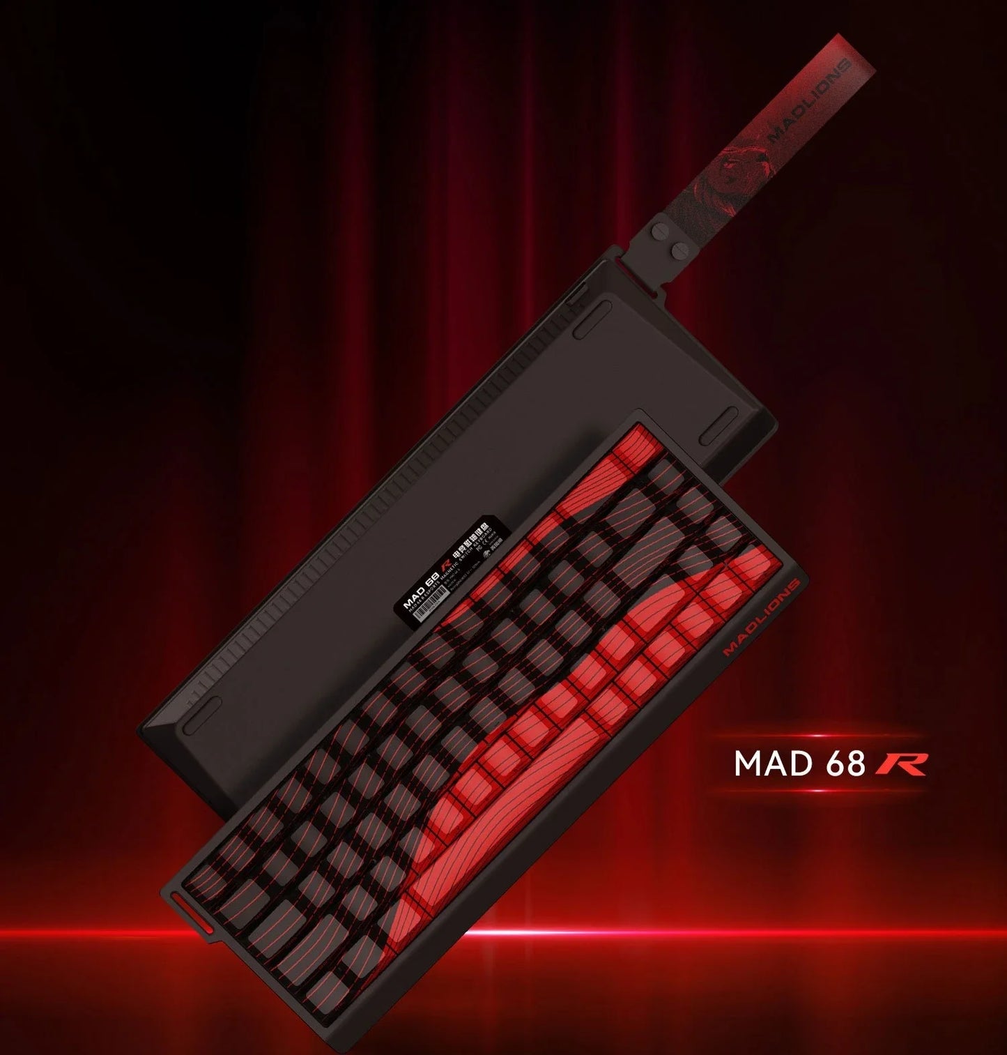 FGG MAD60 Gaming RGB Magnetic Axis Keyboard Game Dedicated Full Key Hot Swap Quick Response Entry Level Custom Gaming Keyboard
