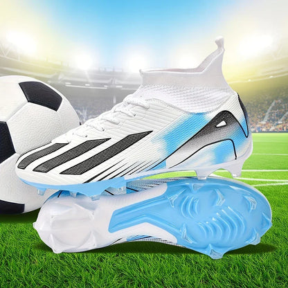 New Men's Soccer Shoes Adult Non-Slip Football Boots Cleats Boys Ultralight Sport Outdoor Comfortable Training Match Grass