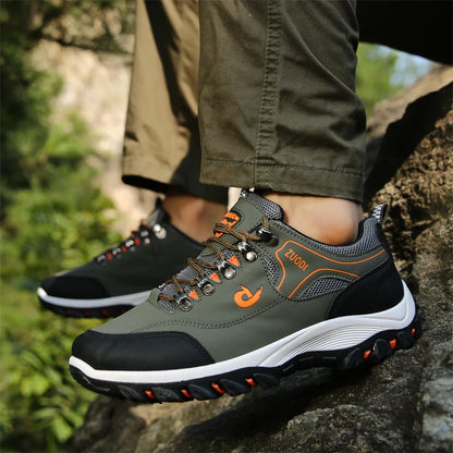 Zapatos de piel para hombre, calzado casual para hombre, zapatillas de primavera, otoño e invierno, calzado masculino tipo tenis, ligero para caminar