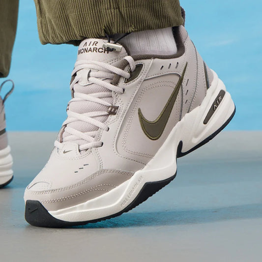 Nike Air Monarch IV Men's Brown/Grey Retro Dad Shoes 2026 Spring Training Sneakers 415445-200