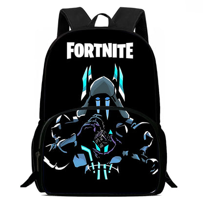 Класическа детска раница Fortnites за момчета и момичета, ученическа чанта, подарък за рожден ден, голям капацитет, за училище и къмпинг, издръжлива раница