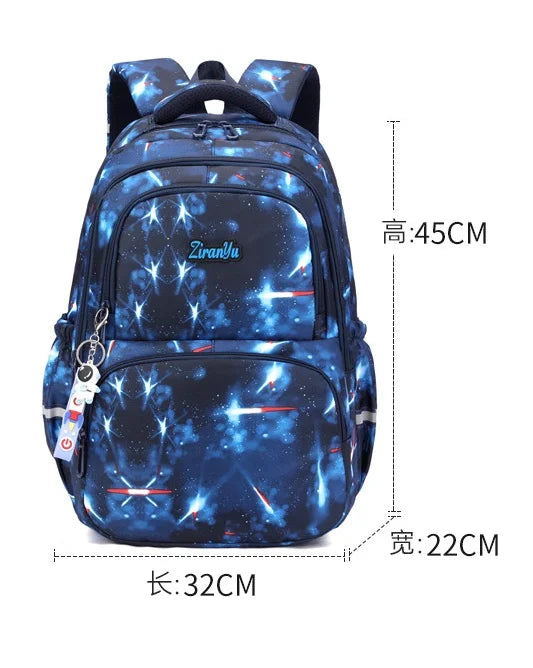 Fortnite-Trolleytasche – leichtes Treppensteigen, Anime-Design, wasserfester Rucksack mit Rollen, großes Fassungsvermögen, Schultasche für Schüler, lässige Reisetasche