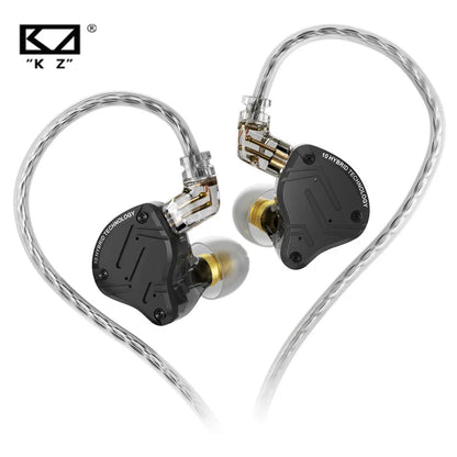Auricolari in-ear cablati KZ ZS10 Pro X HiFi con bassi monitor, cavo staccabile e microfono