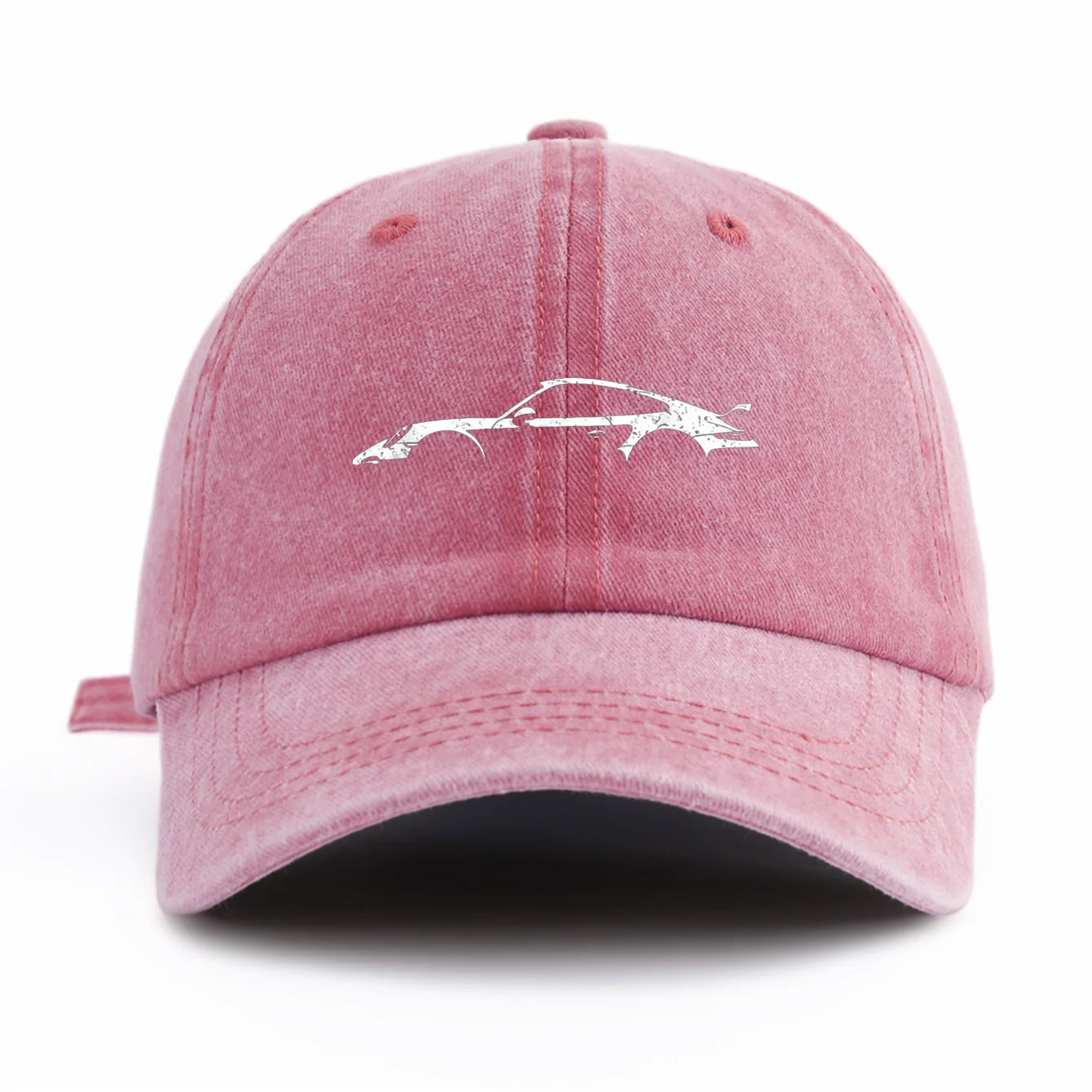 1pc 911 Print Washed Baseball Cap for Adults,  Minimalist Retro Style Casual Soft Adjustable Dad Hat, Perfect As Gift