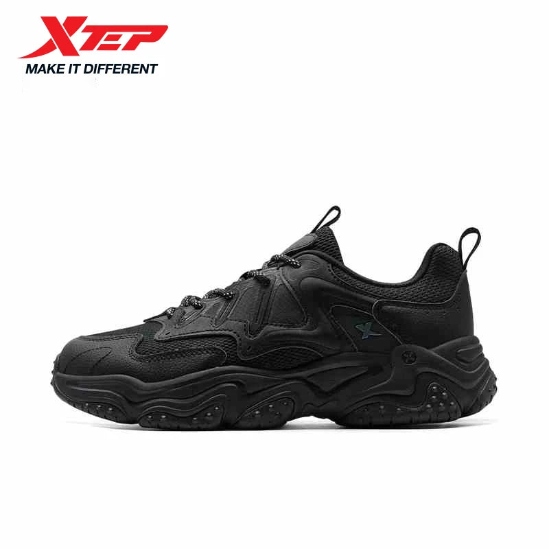 Xtep Casual Shoes 2025 Spring And Summer Lightweight Sports Shoes Thick Sole Fashionable Street Style Sneakers 875319320004