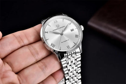 PAGANI DESIGN 40MM Pilot Men's Mechanical Watch Luxury Sapphire Glass Automatic Watch 100M Waterproof NH35 Wristwatch for Men