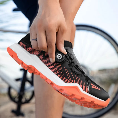 Outdoor Mountain Bike Riding Shoes With Anti Slip Soles Suitable For Riding Sports Shoes That Are Lightweight Sizes For 39-46