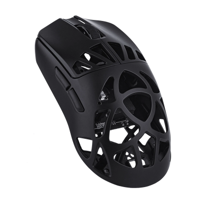 Ratón gaming inalámbrico EPOMAKER Carbon X con cable/2.4G/BT, DPI ajustable de 400 a 30,000, sensor PAW3950 para PC/Mac/Linux