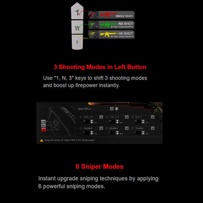 Mouse gaming A4TECH Bloody A91, 4000 DPI, Drag Click, 1000HZ, 6666FPS, 8 pulsanti, piedini Metal X' Glide Armor, oltre 20 milioni di clic