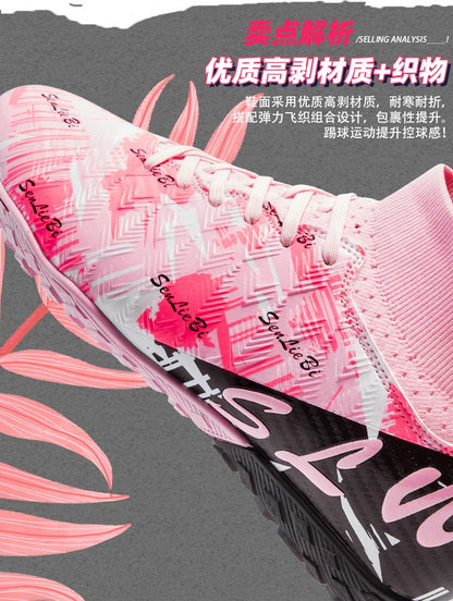 Size 34-46 Men's FG/TF Football Boots Futsal Professional Unisex Kids Soccer Training Outdoor Boys Football Sneakers