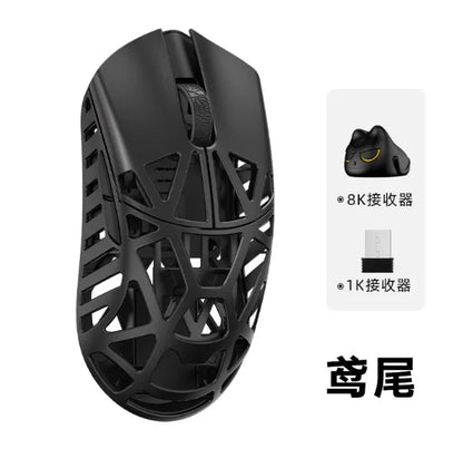 Wlmouse Mini Pro Mouse professionale ultraleggero in lega di magnesio, mouse gaming wireless trimodale, polling rate 8K, PAW3950, DPI30000