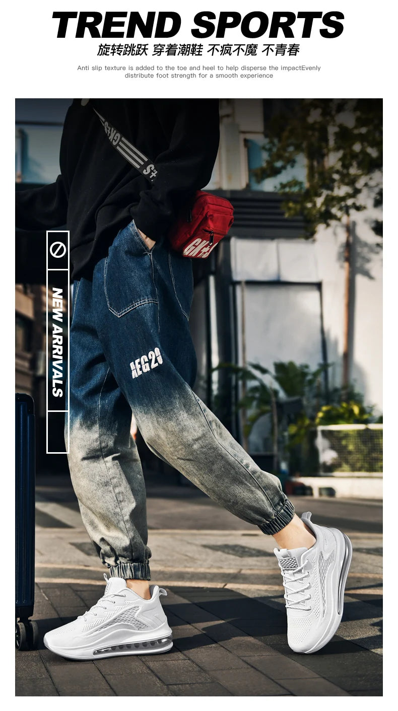 Men's Sneakers Casual Shoes Luxury Trainers Breathable Fashion Loafers Running Shoes