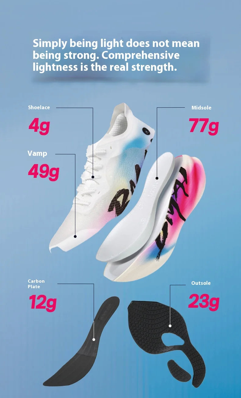 BMAI 3.0 Turbo 42KM Running Shoes for Women Breathable Marathon Sports Shoes Cushioning Sneakers Luxury Designer Trainers