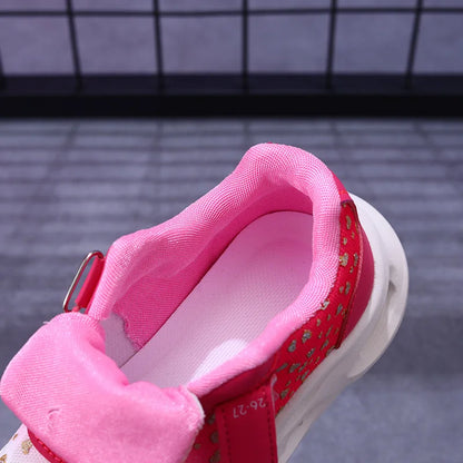 Sonic Sport Shoes Spring Luminous Fashion Breathable Net Shoes LED Sneakers with Light Running Shoes