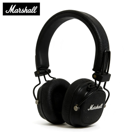 Marshall Major III 3 Wireless Wired Headphones with Mic, Bluetooth Deep Bass Headphones, Foldable Gaming Headset for Sports, Rock Music & Everyday Listening