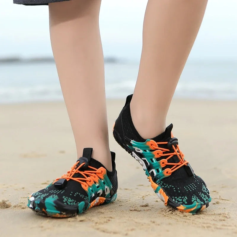 Unisex Quick-Drying Breathable Aqua Shoes Barefoot Beach Footwear for Adults and Kids Gym Outdoor Training Sneakers Size 28-46