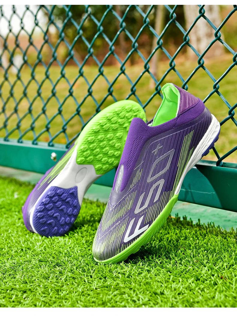 New Men's Soccer Shoes High-Quality Cleats Football Boots Sneakers Hot-Selling Indoor Futsal Non-Slip Match Grass High-Top Outdoor