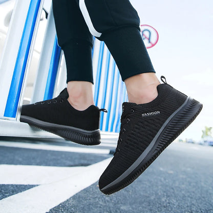 Atmungsaktive leichte Herren-Laufschuhe – bequeme Casual-Schuhe, Outdoor-Slipper und Walking-Sneaker