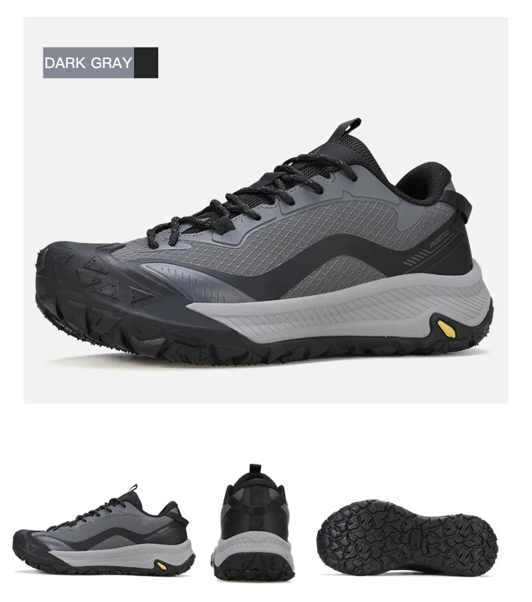 HUMTTO Trekking Shoes for Men Mountain Climbing Sneakers Outdoor Sports Shoes Breathable Walking Casual Sneakers Men’s Hiking Boots