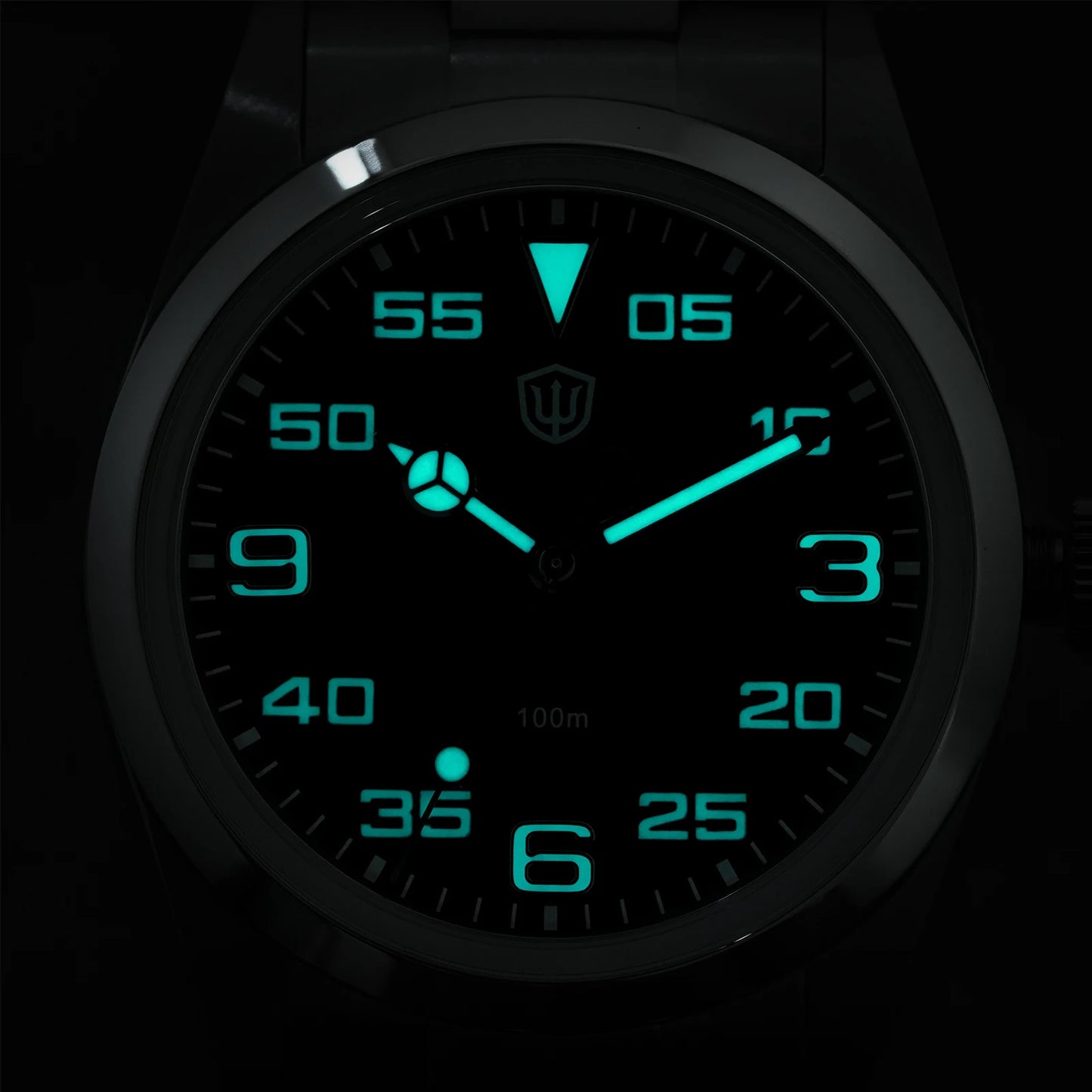 Watchdives WD1016 V3 37mm Uhr mit VH31 Sweep-Uhrwerk, Edelstahlgehäuse, luxuriösem Saphirglas, 100m wasserdicht, Herrenuhr mit Box, ideales Geschenk