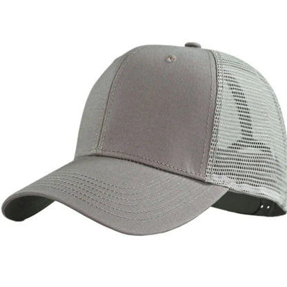 65-70cm Large Size Mesh Baseball Cap, Big Head Circumference Hat Summer Men's Breathable Sun Hats