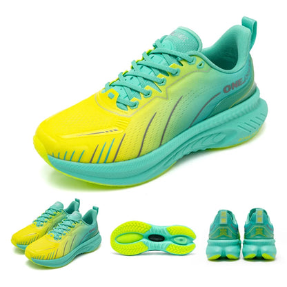 ONEMIX New Cushioned Running Shoes for Women Fall Winter Heavy Runners Lace-Up Women’s Jump Rope Dance Non-Slip Outdoor Sneakers