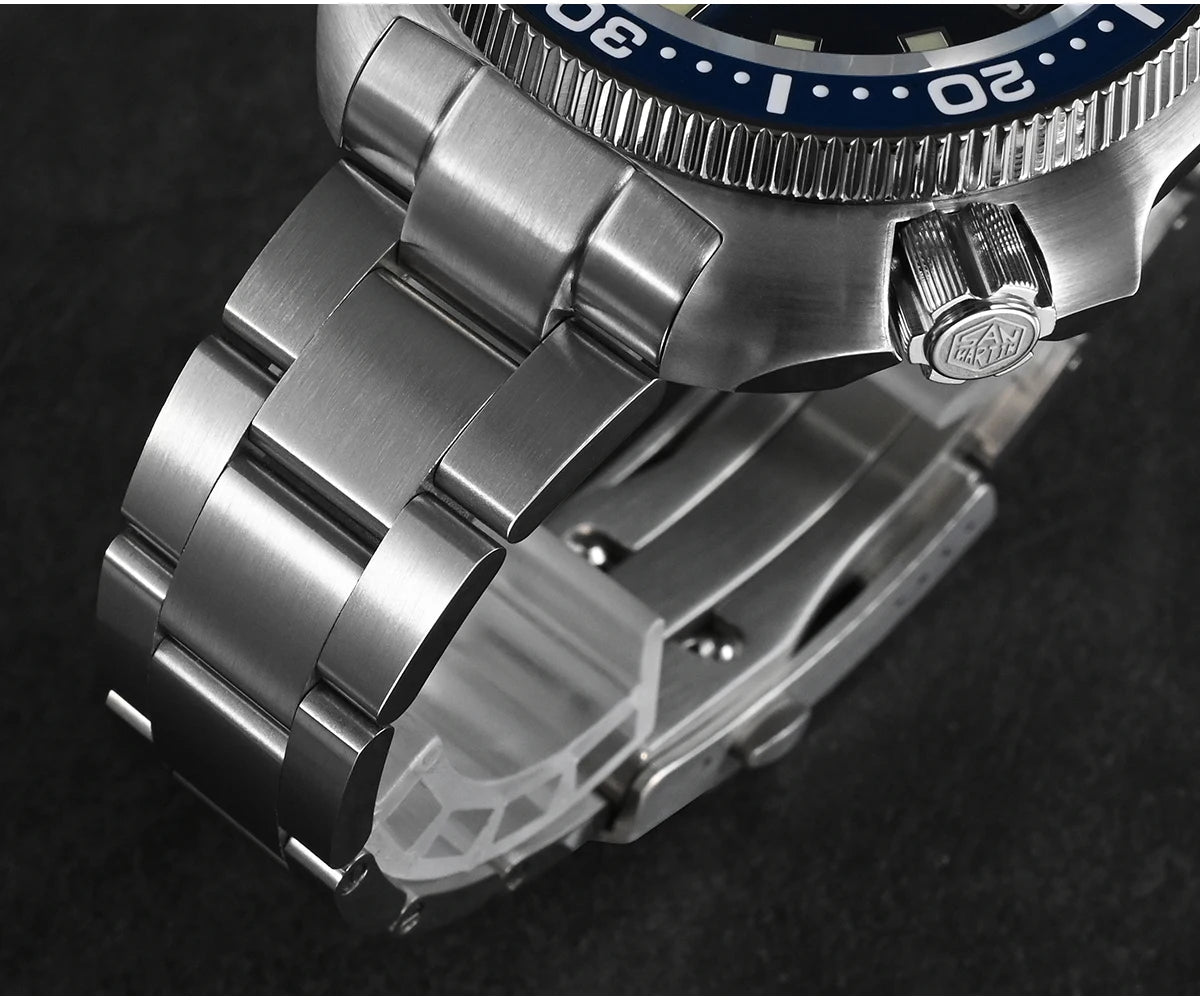 San Martin Turtle Men Diver Watch 44mm NH35 Automatic Mechanical Wristwatch Sapphire Waterproof 200m Luminous Relojes SN0047