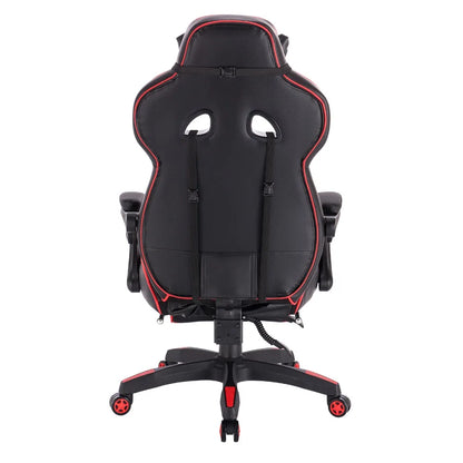 WOLTU Gaming Racing Chair Ergonomic Swivel Computer Chair with Footrest, Lumbar Support, Headrest, Adjustable Gamer Office Chair