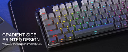 Redragon K724 PRO Wireless Gasket Gaming Hot-Swap South-Facing RGB Socket, Gradient PBT Keycaps Keyboard